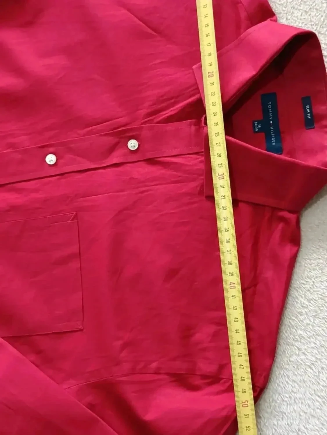 Tommy Hilfiger red shirt Size 16 34-35 Slim Fit – photo 12